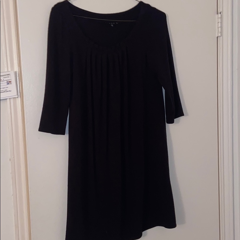Winter black dress